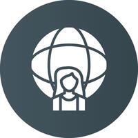 Globe Creative Icon Design vector