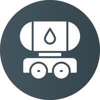 Tanker Creative Icon Design vector