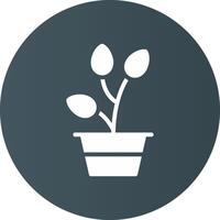 diseño de icono creativo de planta vector