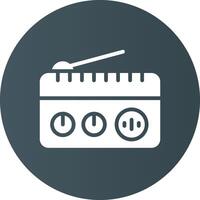 diseño de icono creativo de radio vector