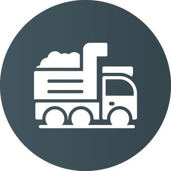 Dump Creative Icon Design vector