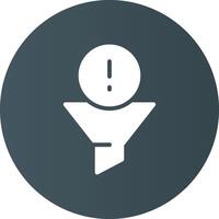 Filtering Creative Icon Design vector