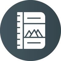 Sketchbook Creative Icon Design vector