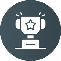 Trophy Creative Icon Design vector