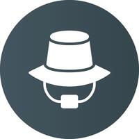 diseño de icono creativo de sombrero vector