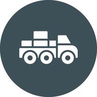 Mover Truck Creative Icon Design vector