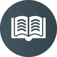 Open Book Creative Icon Design vector