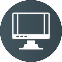 Monitor Creative Icon Design vector