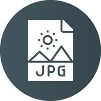 Jpg File Creative Icon Design vector