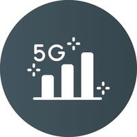 5G Creative Icon Design vector