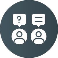 Discussion Creative Icon Design vector