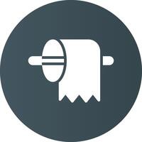 Toilet Paper Creative Icon Design vector