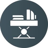 Iron Table Creative Icon Design vector