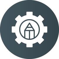 Gear Creative Icon Design vector