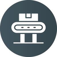 Conveyor Belt Creative Icon Design vector