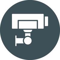 Cctv Camera Creative Icon Design vector