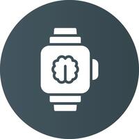 inteligente reloj creativo icono diseño vector