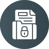 Confidential Creative Icon Design vector