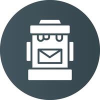 Postbox Creative Icon Design vector