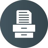 Project Inbox Creative Icon Design vector