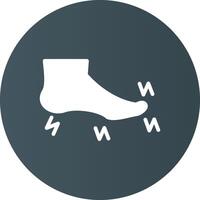 Foot Creative Icon Design vector