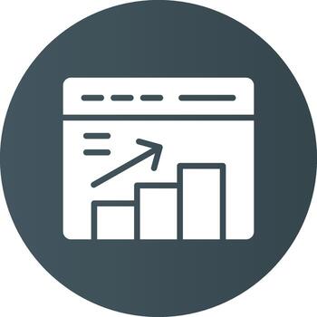 Stats Creative Icon Design vector