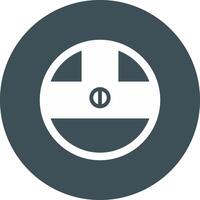 Steering Wheel Creative Icon Design vector