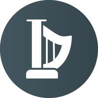 Harp Creative Icon Design vector