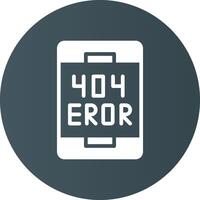 Error Creative Icon Design vector