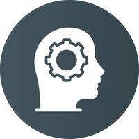 Machine Learning Creative Icon Design vector