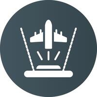 Ar Flight Training Creative Icon Design vector