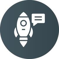 Rocket Creative Icon Design vector