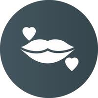 Lips Creative Icon Design vector