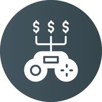 Game Money Creative Icon Design vector