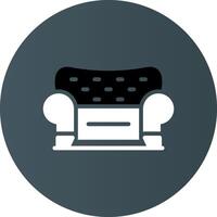 Sofa Creative Icon Design vector