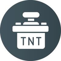 diseño de icono creativo tnt vector