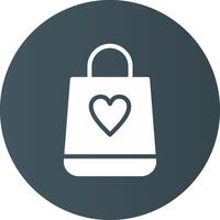 Shopping Bag Creative Icon Design vector