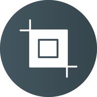 Crop Creative Icon Design vector