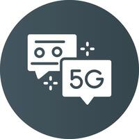 5G Creative Icon Design vector