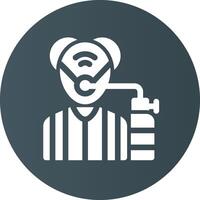 Oxygen Mask Creative Icon Design vector