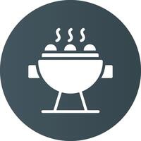 Grill Creative Icon Design vector