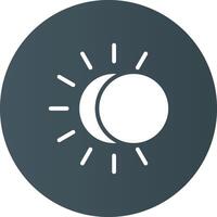 Eclipse Creative Icon Design vector