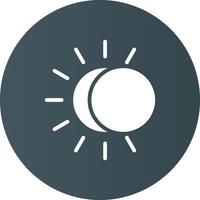 Eclipse Creative Icon Design vector