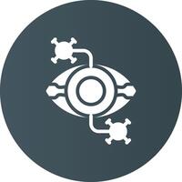 Eye Disease Creative Icon Design vector