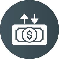 Cash Flow Creative Icon Design vector