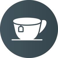 Tea Cup Creative Icon Design vector