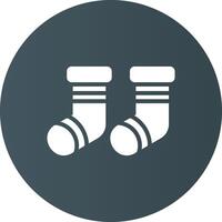 bebé calcetines creativo icono diseño vector