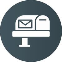 Mail Box Creative Icon Design vector