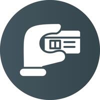 Credit Card Creative Icon Design vector