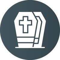 Coffin Creative Icon Design vector